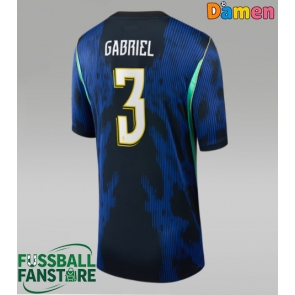 Brasilien Gabriel Magalhaes #3 Replik Auswärtstrikot Damen WM 2026 Kurzarm